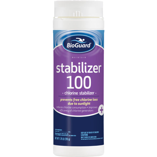 BioGuard Stabilizer 100 - Maintain - Prevent Chlorine Loss to Sunlight ...